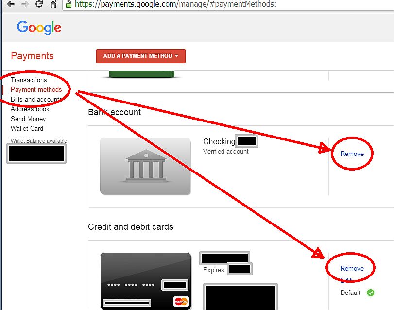 How To Delete Credit Card Details In Google Play - Credit Walls