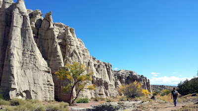 Plaza Blanca is 1 hour away from Santa Fe. Plaza Blanca, known also as the White Place, is a magical area located near Abiquiu, NM that inspired Georgia O'Keeffe.