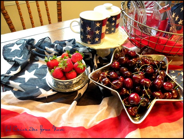 ChickadeeHomeNest Southern Living Patriotic tiered basket8