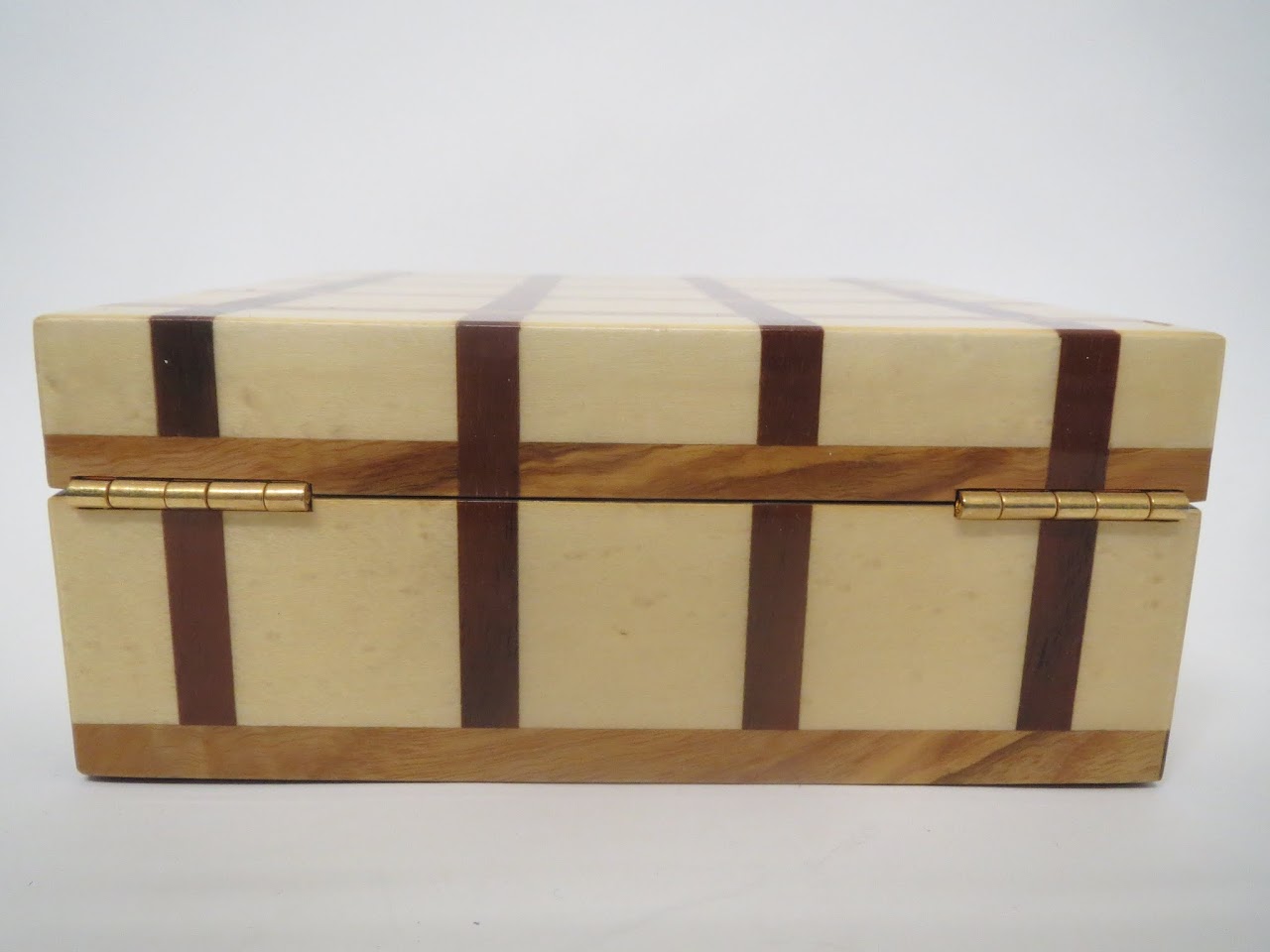 Ercolano Burl Inlayed Wooden Jewlery Box