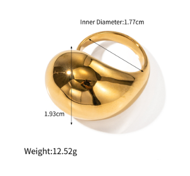 Title 2, Everly Gold Ring for women, a timeless symbol o...
