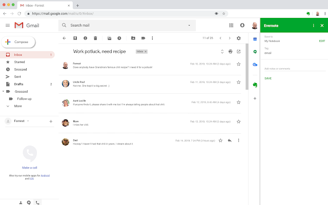 Evernote For Gmail G Suite Marketplace