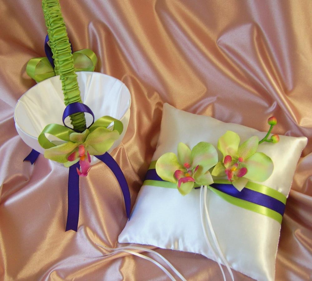 Purple and Lime Green Wedding