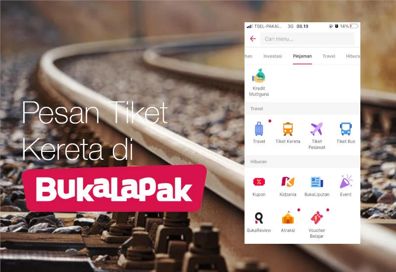 Cara Beli Tiket Kereta Api di Bukalapak Cara Beli Tiket Kereta Api di Bukalapak