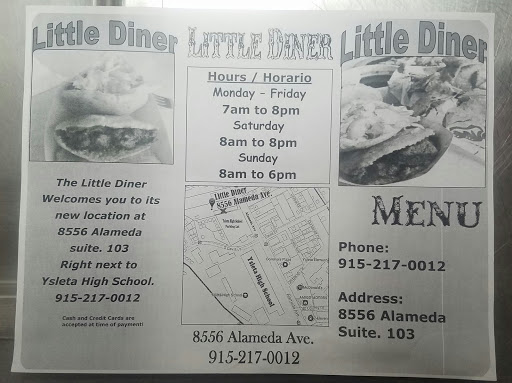 Mexican Restaurant «Little Diner LV», reviews and photos, 8556 Alameda Ave #103, El Paso, TX 79907, USA