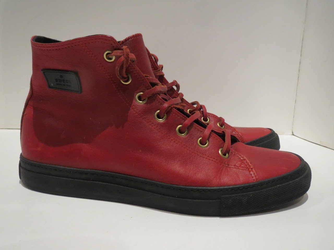 Gucci Fire Engine Red High-tops