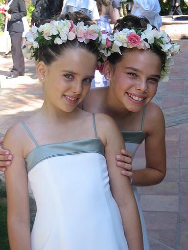 A beautiful wedding hairstyle