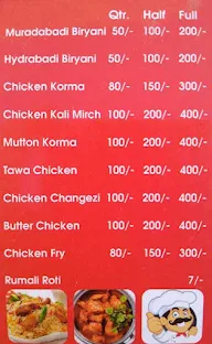 Shama Chicken Corner menu 1