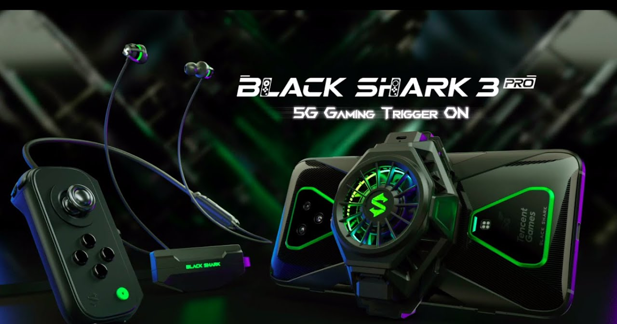 Black Shark (Audio/Quick Charge 2-in-1 Adapter, Gaming Cooler, Fun