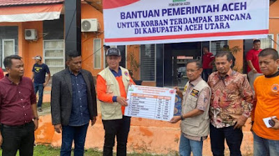 Pemerintah Aceh Salurkan Bantuan untuk Korban Banjir Aceh Utara