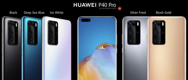 Huawei P40 Pro에 사용할 수 있는 컬러 에디션