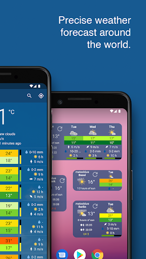 Screenshot meteoblue weather & maps