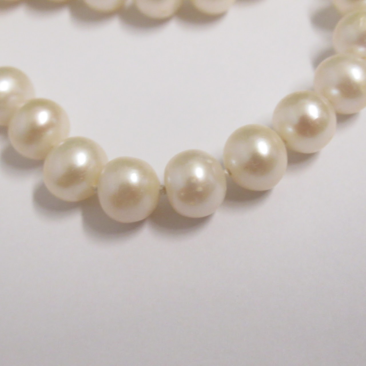 14K Gold and Pearl Double Strand Necklace