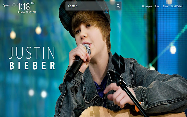 Justin Bieber Wallpapers for New Tab 