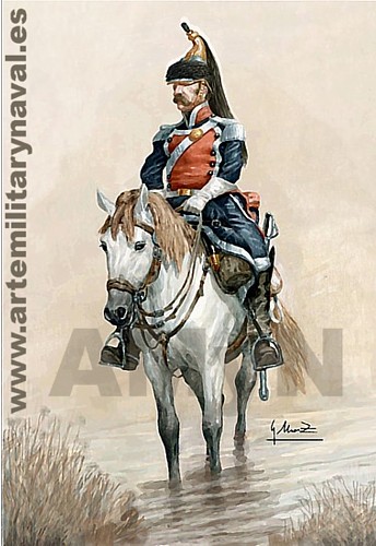 Guardia Real. carabinero 1815