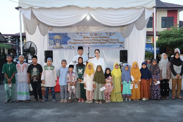 Pererat Tali Silaturahmi, Keluarga Besar Polres Tebing Tinggi Laksanakan Buka Puasa Bersama