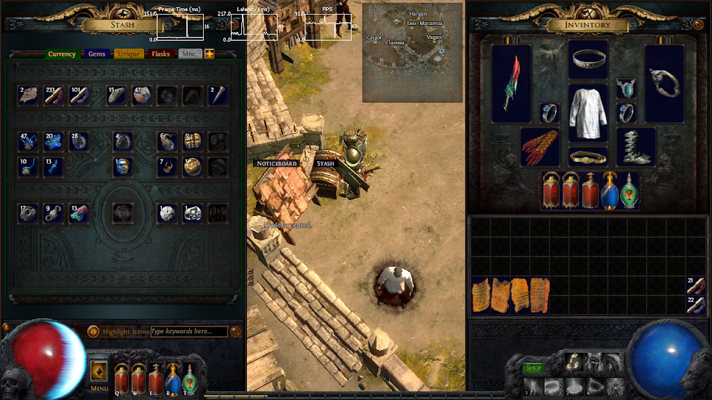Path of Exile - Currency Stash Tab