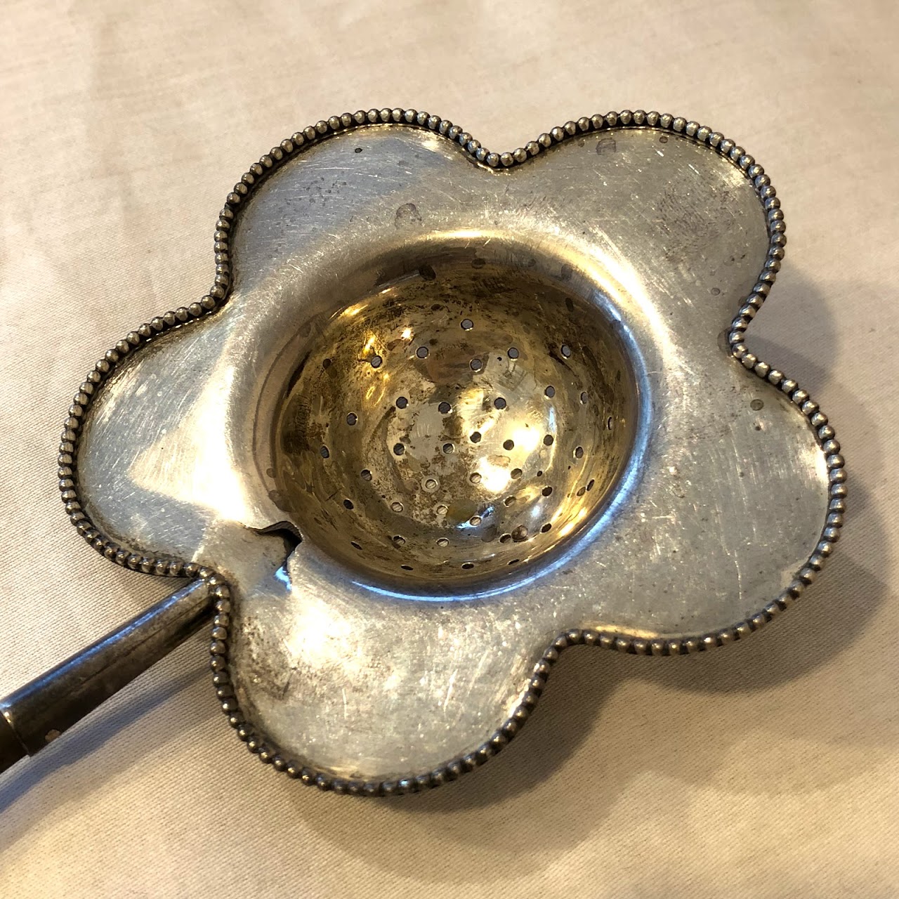 Sterling Silver Loose Tea Strainer