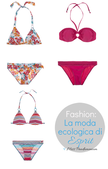 Esprit La prima linea Beachwear di Esprit realizzata in nylon riciclato