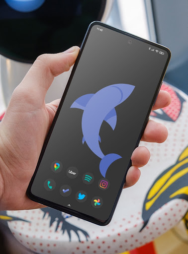 Screenshot Black Pie - Icon Pack