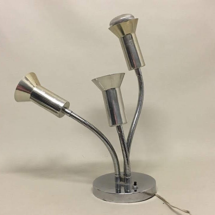 3-Armed Table Top Lamp