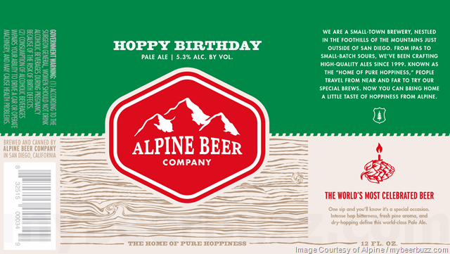 Alpine Beer - Duet, HFS, Hoppy Birthday & Windows Up