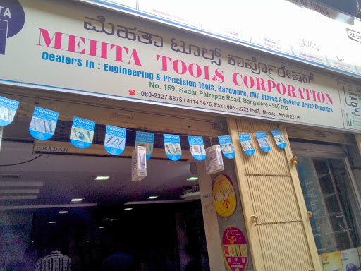 Mehta Tools Corporation, 38, Sp Road, Sp Road, Bengaluru, Karnataka 560002, India, Tools_Wholesaler, state KA