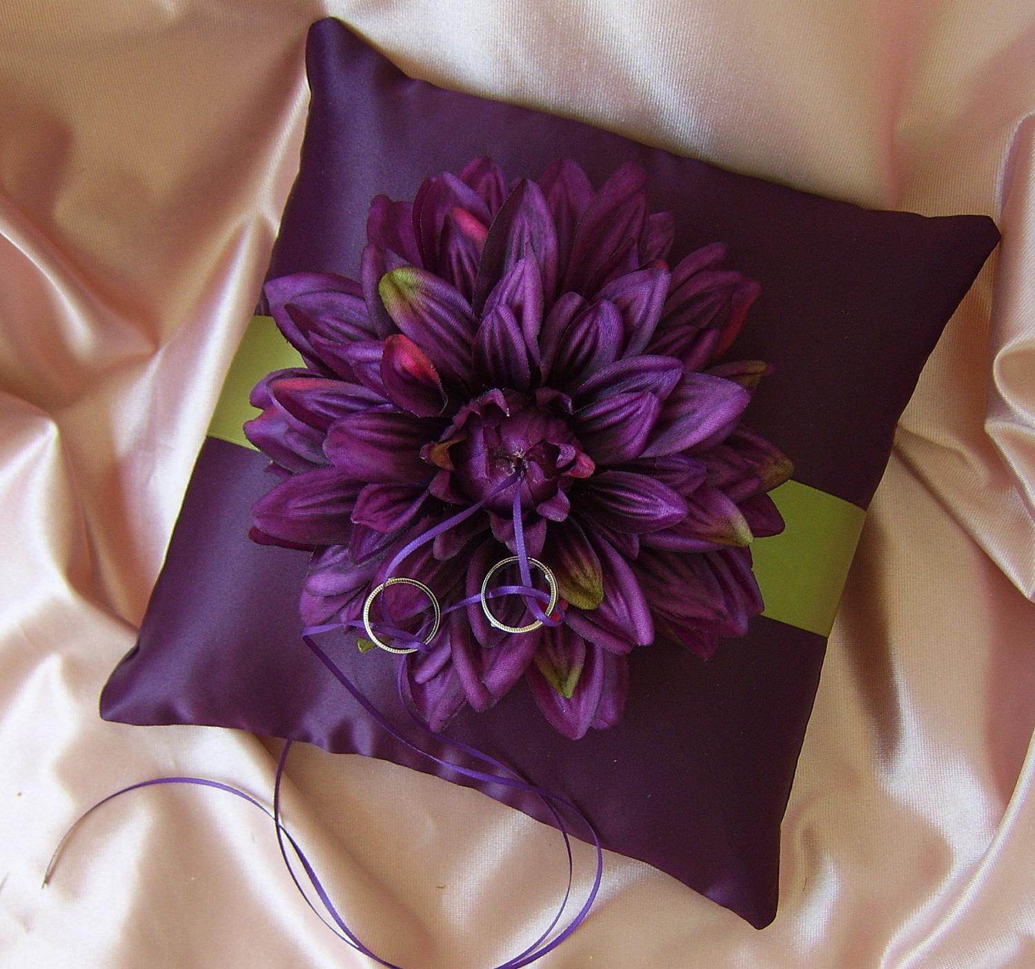 Eggplant Ring Pillow Fall