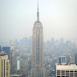 the empire state building in new york city in New York City, United States 