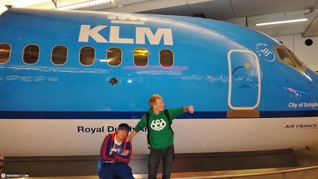 thanking KLM for the 5 hour delay in Kastrup, Denmark 