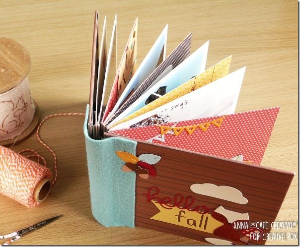 Tutorial Scrapbooking Mini Album con Rilegatura a Fisarmonica