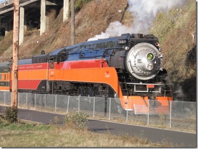 IMG_1090 Southern Pacific Daylight GS-4 4-8-4 #4449 in Portland, Oregon on December 11, 2009