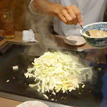 monjayaki time in Tokyo, Japan 