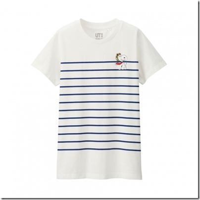 UNIQLO UT X Peanuts Movie Women Short Sleeve Graphic T-Shirt 09