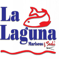 La Laguna Mariscos and Sushi logo