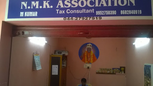 NMK ASSOCIATION TAX CONSULTANTS, No.102/5, S.P. Koil Street, Arani Post,, Ponneri Taluk, Thiruvallur District,, Chennai North, Tamil Nadu 601101, India, Tax_Preparation_Service, state TN