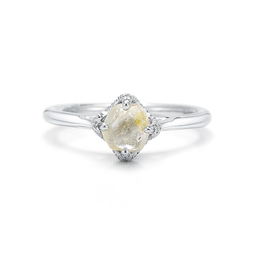 Signature Rough Diamond Engagement Ring 3D128-1.56 - Signature - Bridal