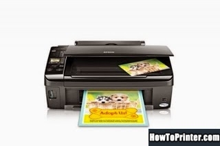 Reset Epson Stylus NX220 printer by Epson reset program