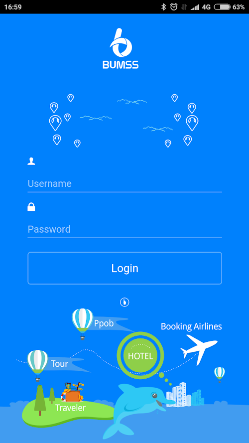 Android application Bumss screenshort