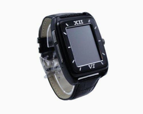  2013 New style Fashion Ultrathin Touch screen Watch mobile phone Metal Wristwatch Mini Bluetooth Radio (Black)