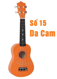 dan ukulele mau da cam đàn ukulele soprano trơn màu da cam