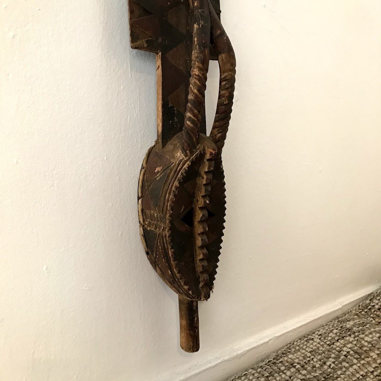 Mali Carved Totem Sculpture