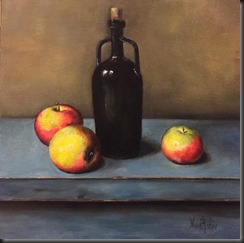 Bottle and Apples 2