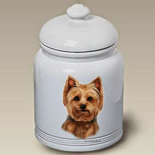  Yorkie (Puppy Cut): Ceramic Treat Jar 10