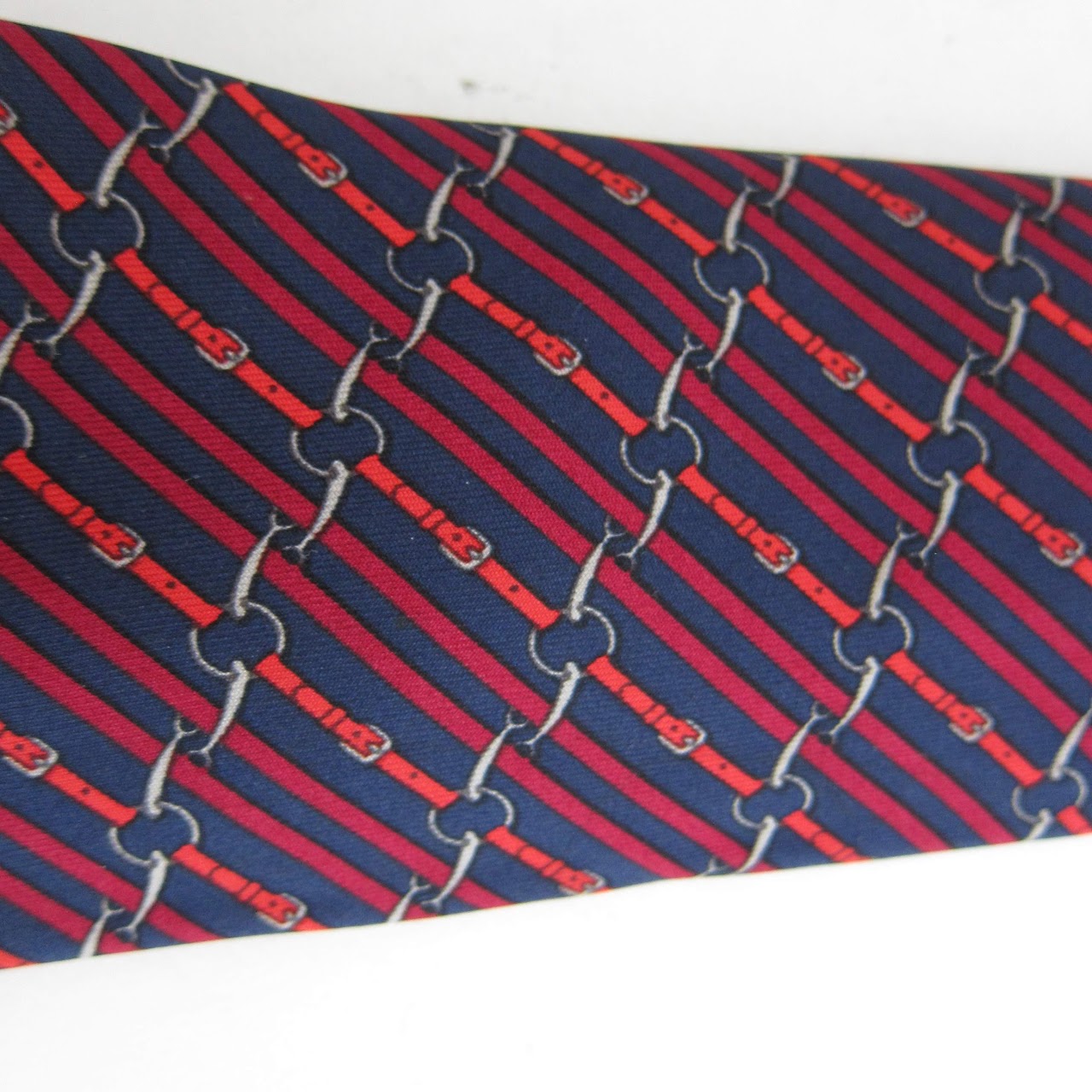 Hermès Horse Bit Silk Tie Trio