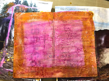 Linda Vich Creates: And Now For Something Completely Different! Art journal page illustrating the poem, "Mother To Son" by Langston Hughes.