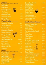 Atmosphere Grill Cafe Sheesha menu 6