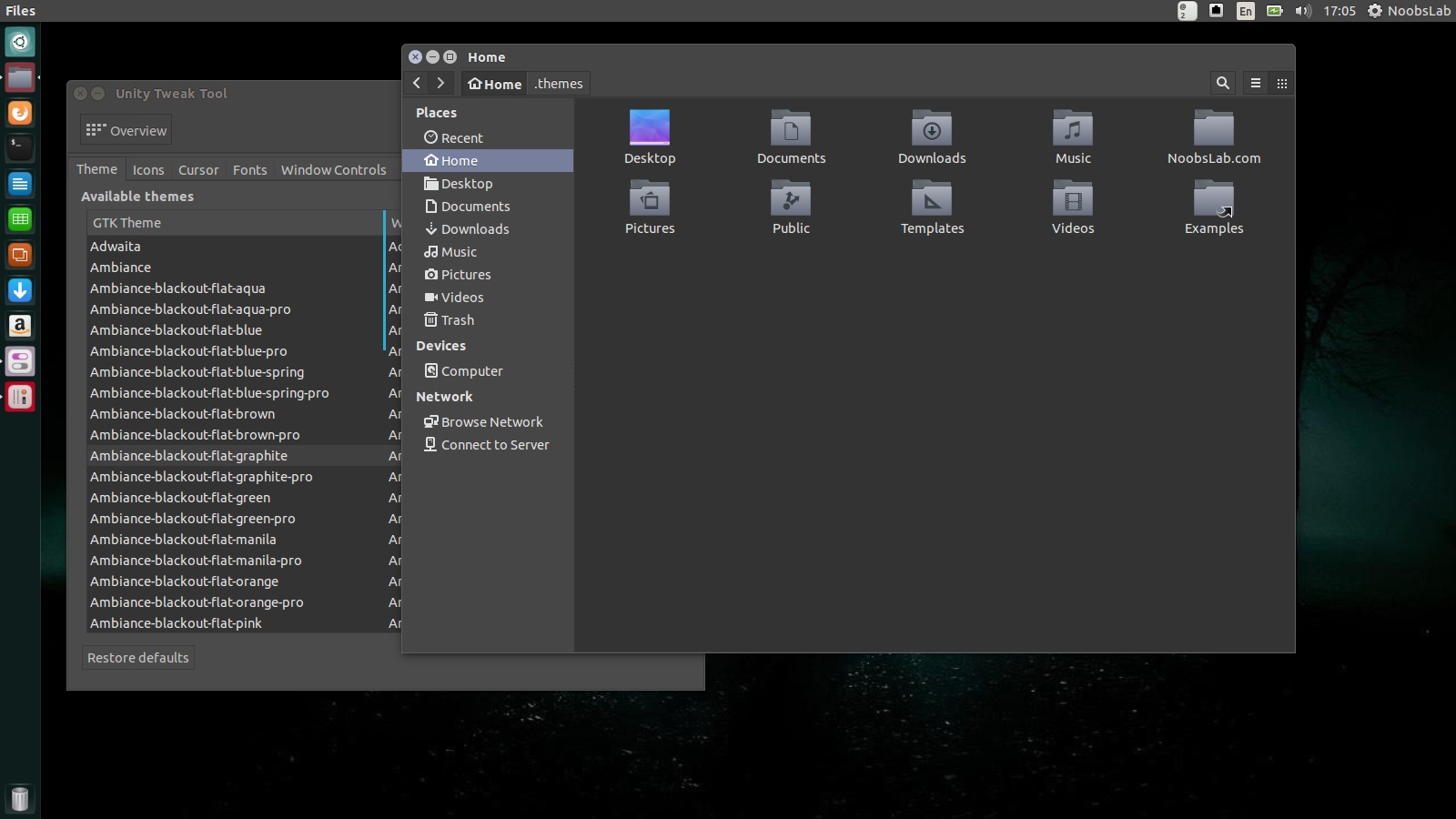 Ambiance Blackout Colors Suite Offers Themes in 12 Colors For Ubuntu/Linux  Mint (GTK + Gnome Shell) - NoobsLab