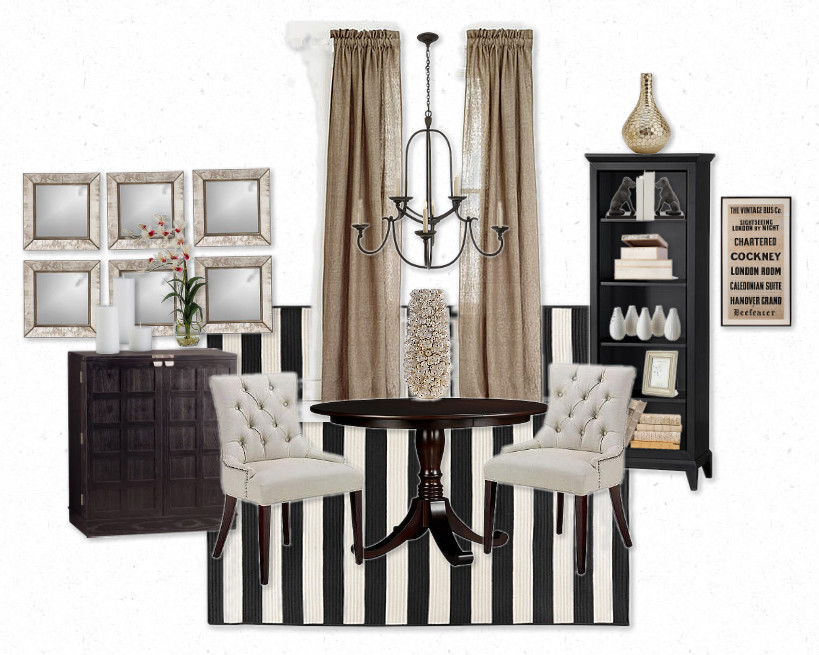 Beige And Black Dining Room Ideas