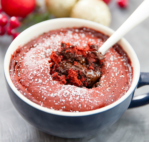 photo of a Red Velvet Lava Mug Cake